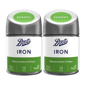 Iron 14Mg Bundle: 2 X 180 Tablets (1 Year Supply)